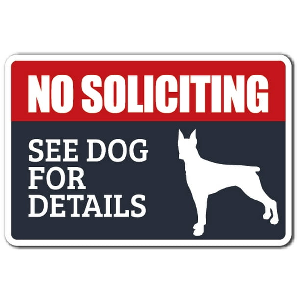 Beware of Dog 24x12 5-Pack Stripes Blue Window Cling CGSignLab Beware of Dog 24x12 5-Pack Stripes Blue Window Cling CGSignLab